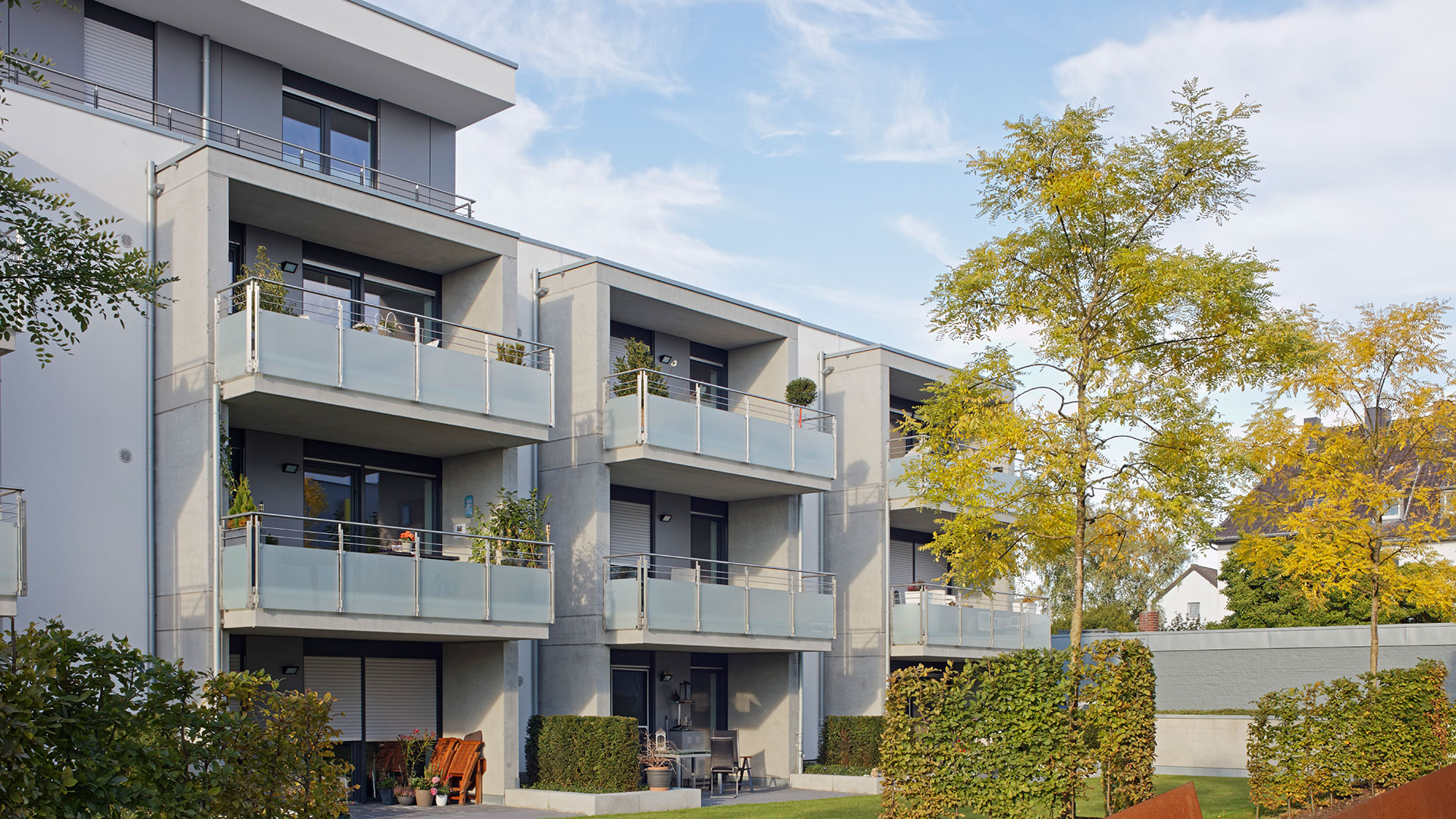 Balkon Balkon mit Geländer